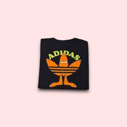 Adidas Originals Trefoil Graphic T-Shirt Critter Monster Logo Men’s medium 