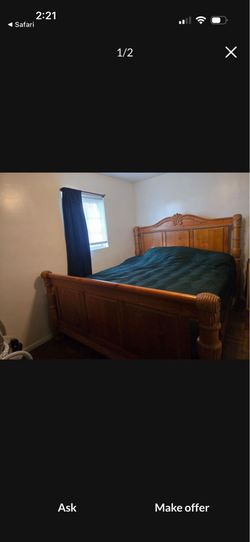 Cali king bed frame