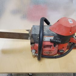 ICS 613GC Concrete Chain Saw Barely Used.