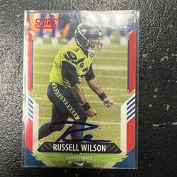 Russell Wilson Auto ✍️ Autograph Football Card Seahawks Superbowl Champ