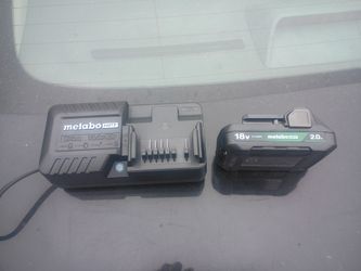 Batería metabo 2 ah y cargador, nuevo