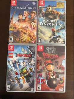 $10 each - Nintendo switch games
