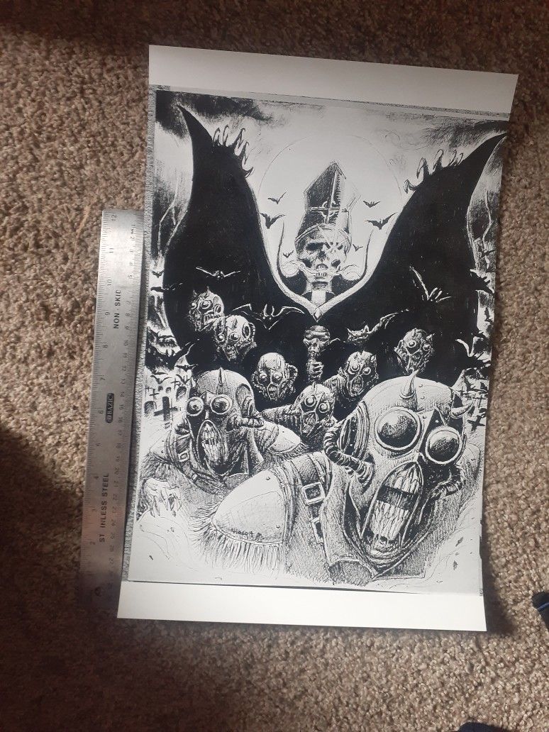 Ghost Band Fanart 17x11 Inch Gloss Print