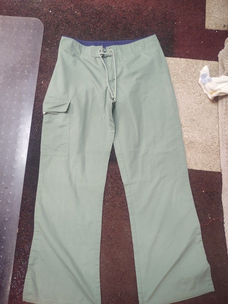 Olive Scrub Type Pants