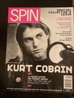 Spin Magazine: Kurt Cobain - April 2004