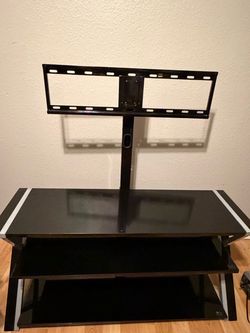 3-Tier TV Stand with Integrated Mount