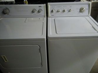 Washer and gas dryer they both work great