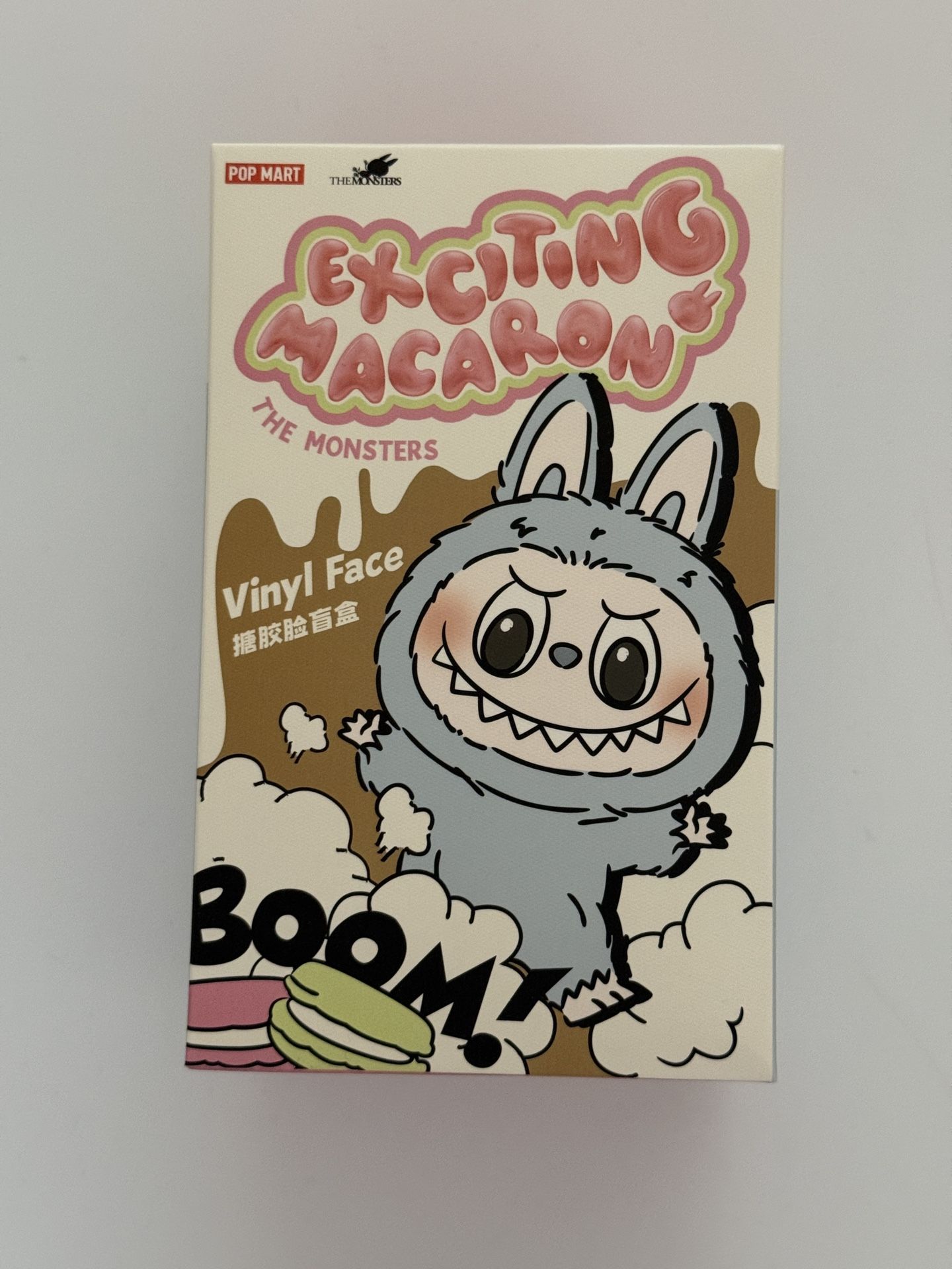 Labubu Exciting Green Grape Exciting Macaron The Monsters Vinyl Face Pop Mart Blind Box