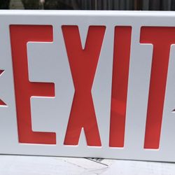 Commercial Lighting Plastic Exit Sign