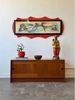 Domino Mobler Low Teak Credenza