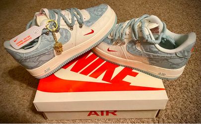 Nike Air Force 1 Low Blue Snakeskin Special Edition