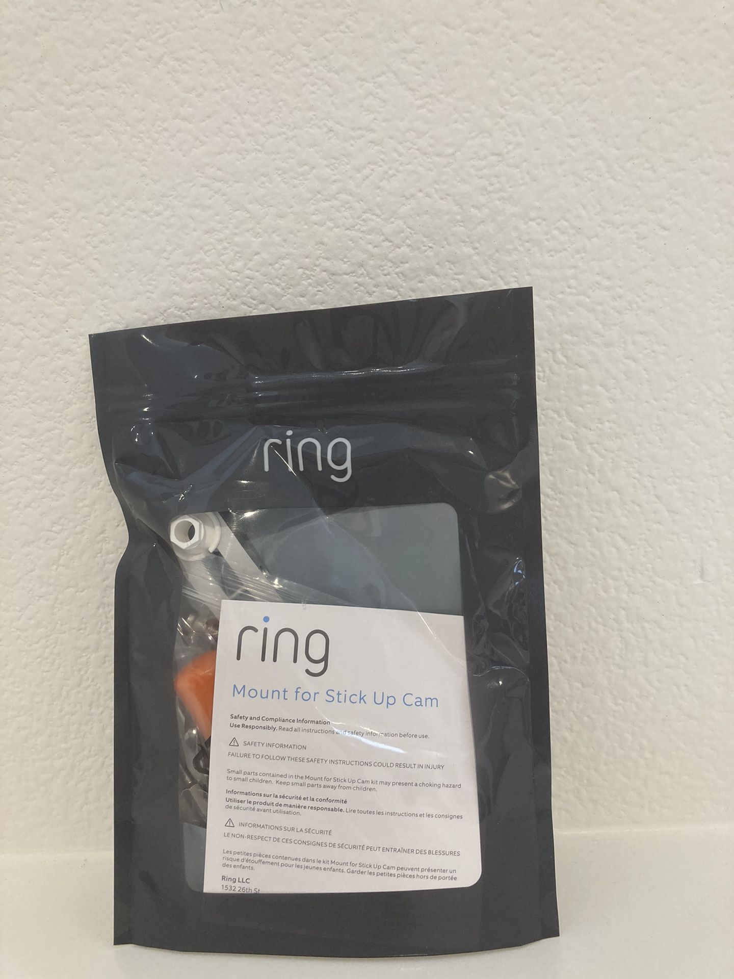 Ring, Add On Mount For Stick Up Cam, White