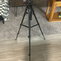 Black Camera Tripod 