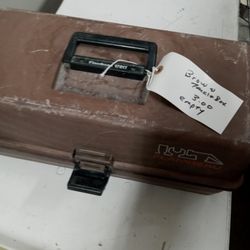 FLAMBEAU BROWN EMPTY TACKLE BOX.