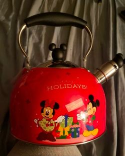 New teapot Disney mickey and minnie mouse christmas holiday