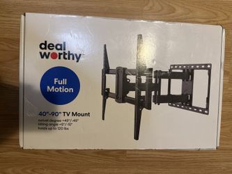 Full Motion TV Wall Mount 40"-90" dealworthy - Nuevo / New in Box