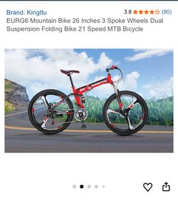 Kingttu G6 Folding Mountain Bike