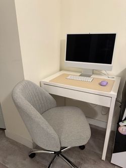 Desk with chair