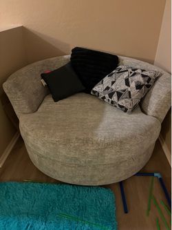 XL microfiber swivel chair