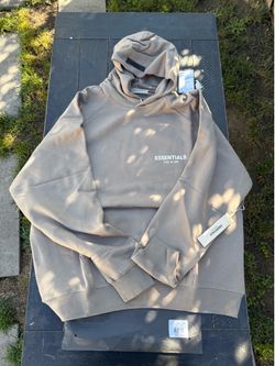 🔥 FOG Essentials Hoodie Desert Taupe Brown Large – Brand New | Matching Sweats Available