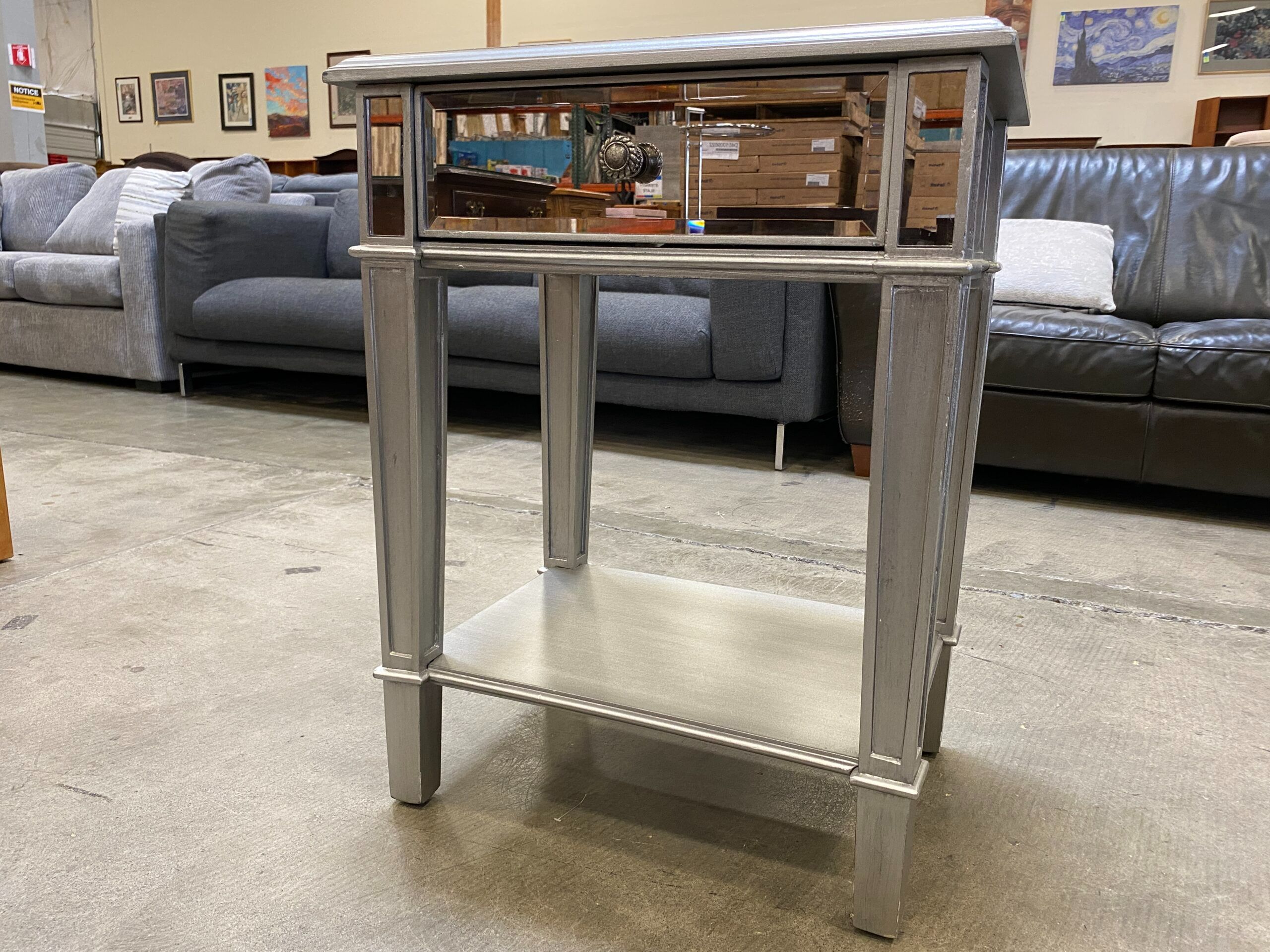 PIER 1 IMPORTS Hayworth Mirrored Nightstand