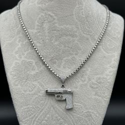 Silver 925 Gun Chain