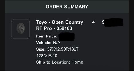 Toyo tires for sale