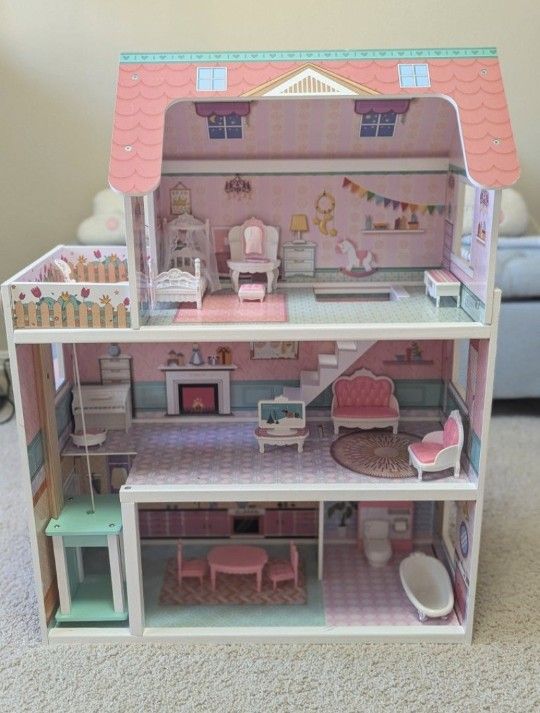 Wooden Doll House 