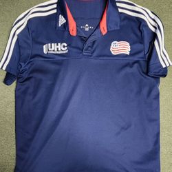 New England Revolution MLS Adidas Polo Shirt