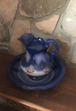 Pitcher and bowl