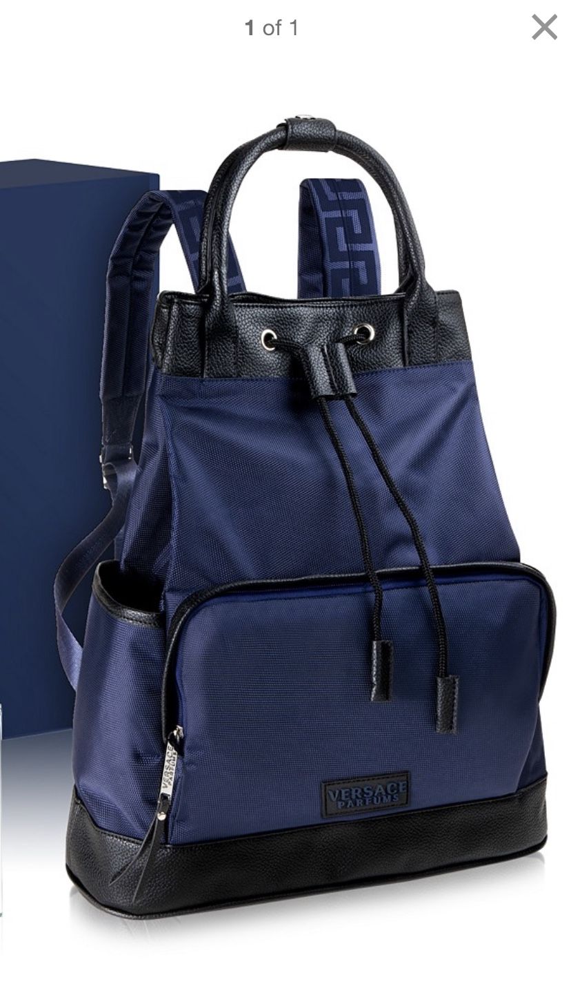 Men’s Versace travel backpack
