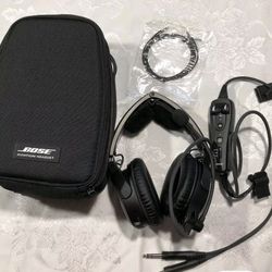 Bose A20 Aviation Headset Dual Cord