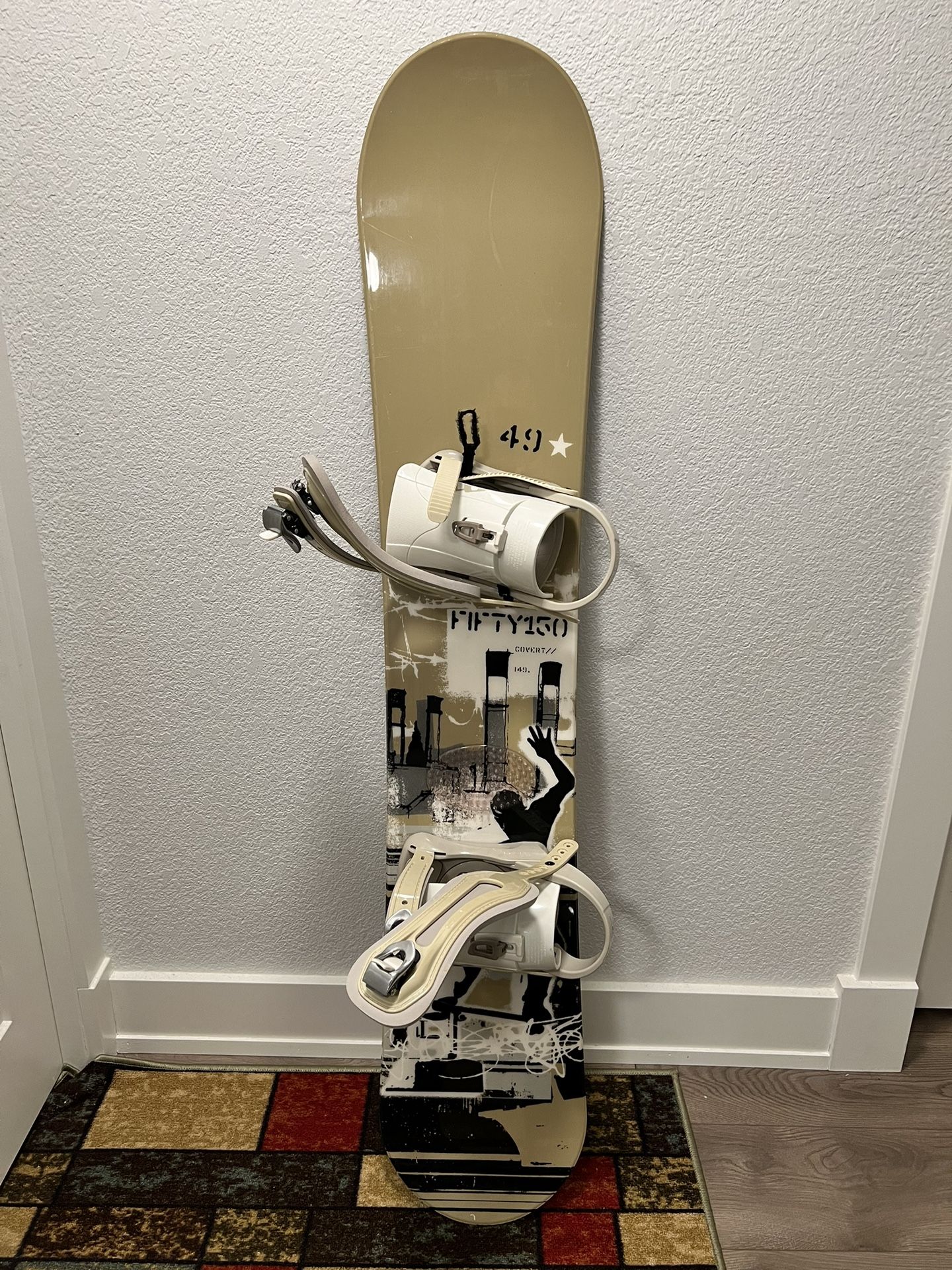 149 Snowboard (5150 Covert) with Bindings