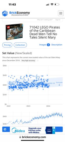 71042 LEGO Pirates of the Caribbean Dead Men Tell No Tales Silent Mary