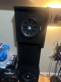 Two 10” kicker subs and Amp / wire kit