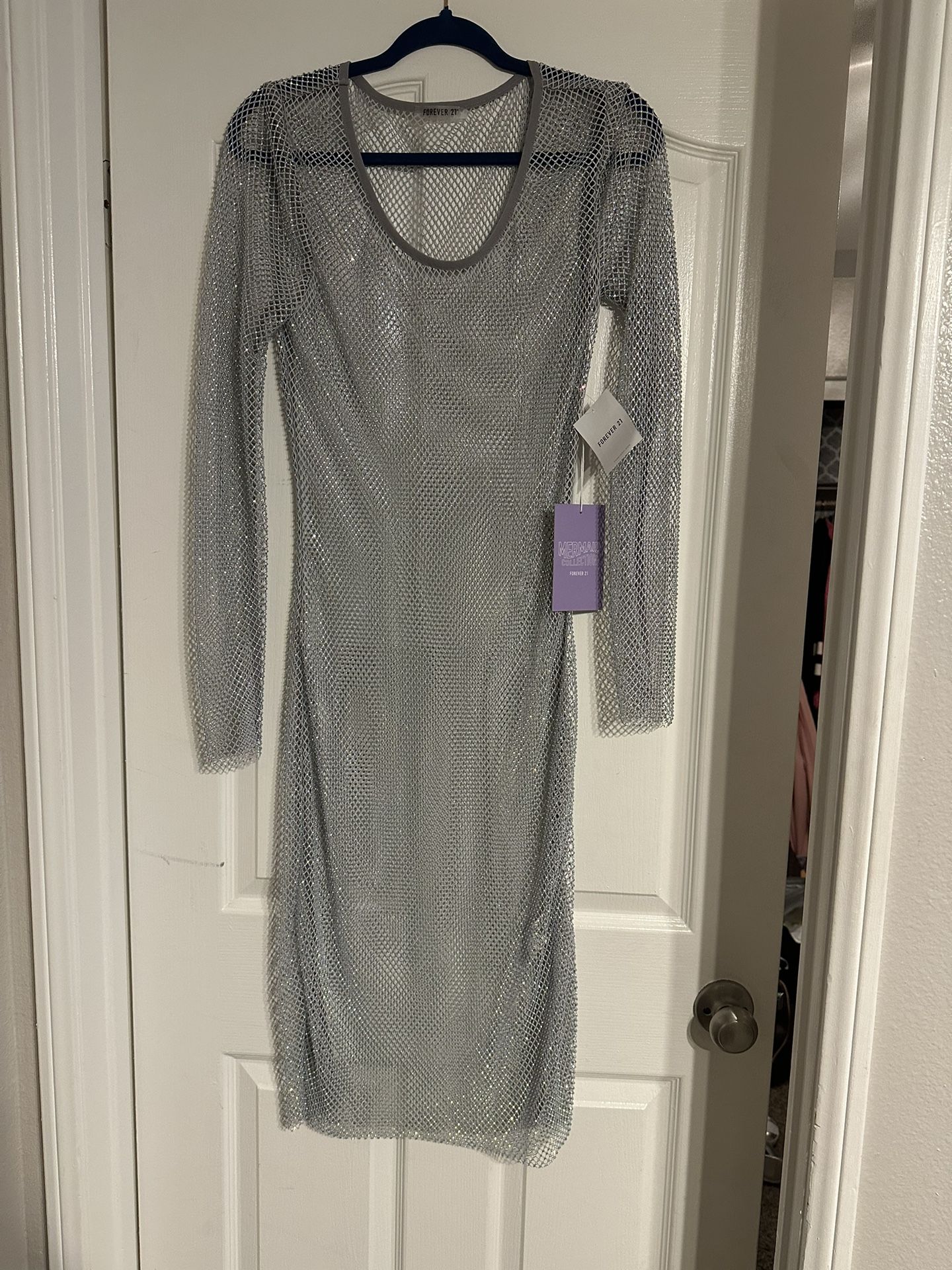 Mermaid Collection Sequin Net Dress