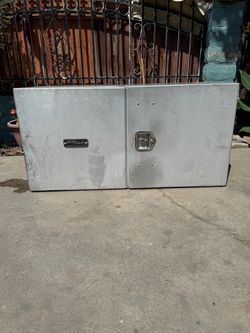 Pro-Tech Aluminum Truck Tool Box for flatbed trailer