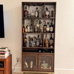 Liquor/wine cabinet or shelf (mid century, modern)
