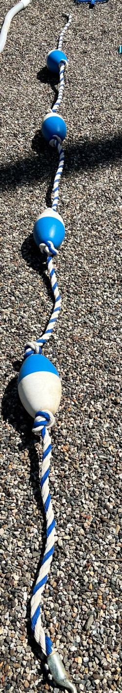 SAFETY FLOATING POOL SEPERATOR W/ BOUY