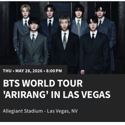 BTS Tickets For Las Vegas