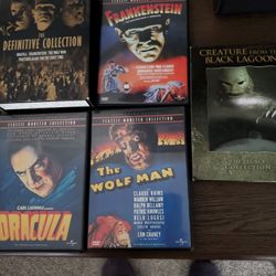 4 piece Classic Monster Movie collection 