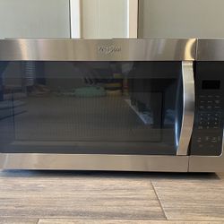 Brand New Over The Range Whirlpool Microwave Oven 