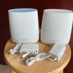 Netgear Orbi Router And Satellite RBR20/RBS20 With Power Cords
