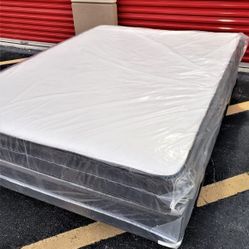 NEW QUEEN MATTRESS AND BOX SPRING 😉 100% QUALITY & CONFORM 👌