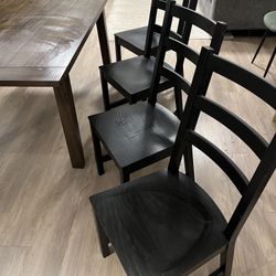 Ikea Black Chairs NORDVIKEN 