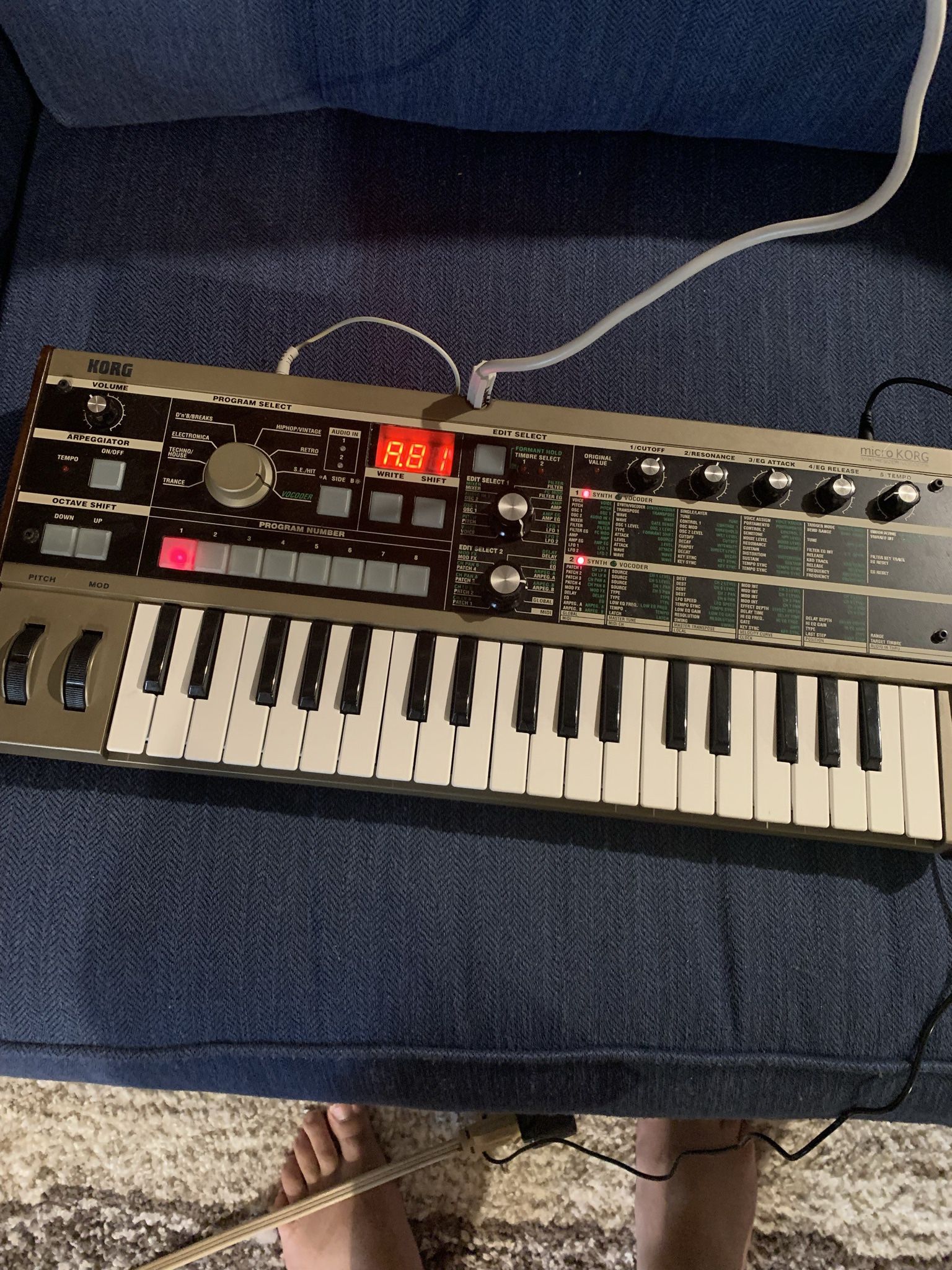 Mint Microkorg Synthesizer With vocoder