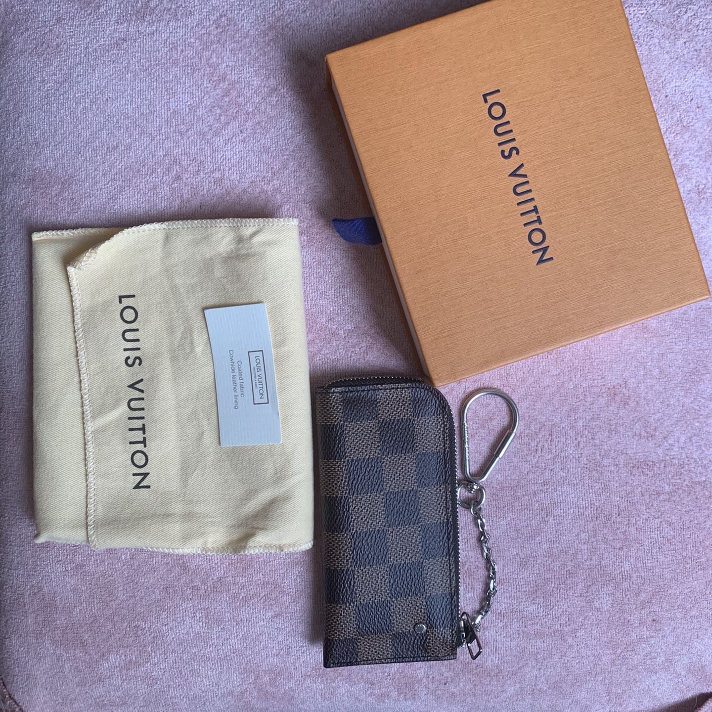 Easter Louis Vuitton Authentic Coin Silver Wallet