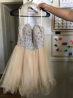 Lindo vestido de fiesta semi nuevo