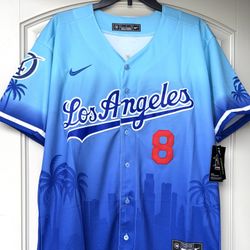 SMALL + MEDIUM - L.A. DODGERS #8 KIKE HERNANDEZ JERSEY