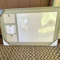 Framed Brand New Idea Board Combo Cork Bulletin / Whiteboard 